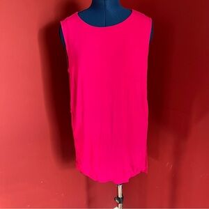 Helmut Lang Faint Jersey Sleeveless Keyhole Tunic